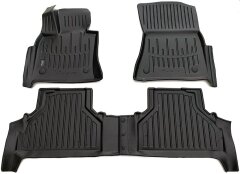 3D Коврики в салон автомобиля BMW X5 (E70) 07-/X6 (E71) 08- (Stingray)