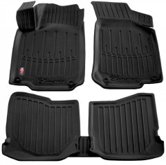 3D Коврики в салон автомобиля Skoda Octavia Tour 96-/Volkswagen Golf 4/Bora 98-/Seat Toledo 2 99- (Stingray)