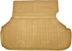 Автомобильный коврик в багажник Audi 100 (C4) 1991-1994 Sedan бежевый (AVTO-Gumm)