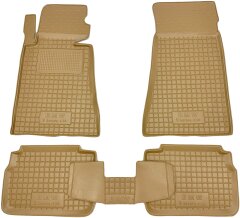 Автомобильные коврики в салон BMW 5 (E34) 1988-1996 бежевые (AVTO-Gumm)