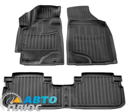 3D Килимки в салон автомобіля Toyota Highlander 2 2007-2014 (Stingray)
