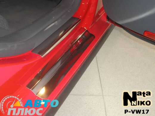 Накладки на пороги Volkswagen Jetta 2005-2010 (Premium)
