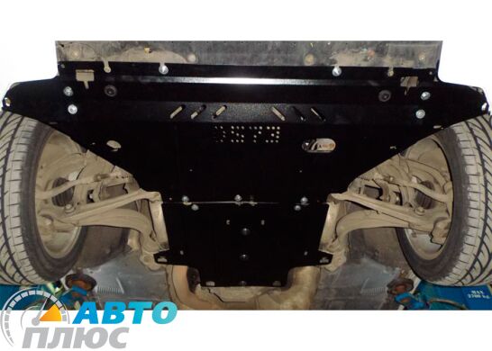 Металлическая защита двигателя Audi A4 (B8) 2007-2011 ((V-1.8/V-2.0 TFSI) (Кolchuga) Standart
