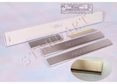 Накладки на пороги автомобиля Hyundai Accent 2006-2010 (Standart)