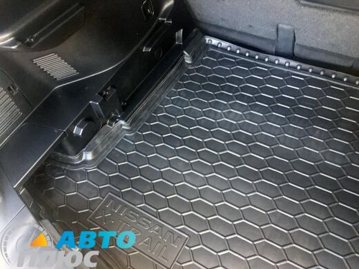 Автомобильный коврик в багажник Nissan X-Trail (T32) 2017- FL нижний (Avto-Gumm)
