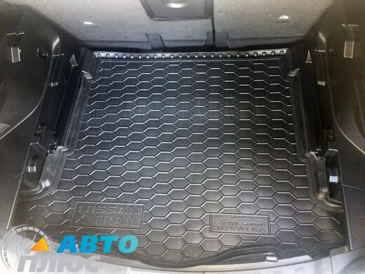 Автомобильный коврик в багажник Nissan X-Trail (T32) 2017- FL нижний (Avto-Gumm)