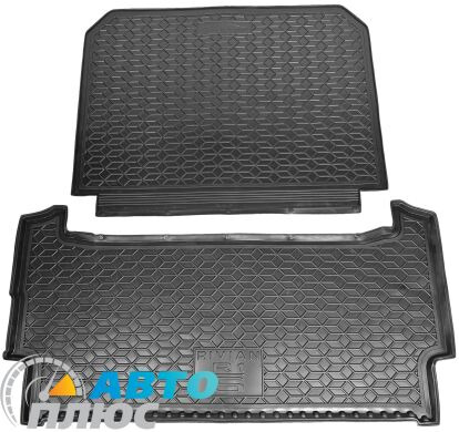 Автомобильный коврик в багажник Rivian R1S 2022- (задний) (AVTO-Gumm)