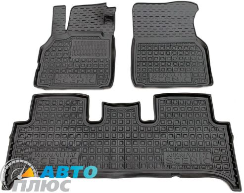 Автомобильные коврики в салон Renault Scenic 2 2002-2009 (AVTO-Gumm)