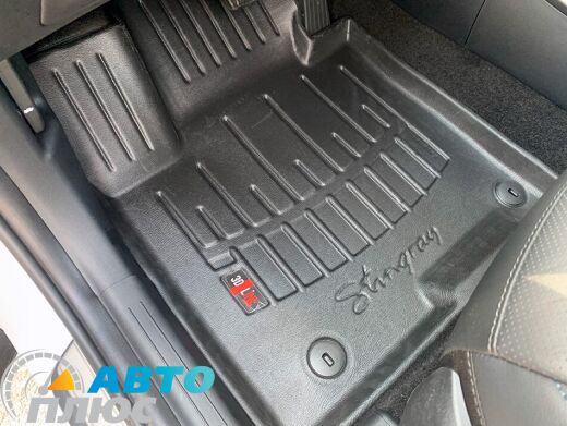3D Килимки в салон автомобіля Hyundai Tucson 2021- Hybrid (Stingray)