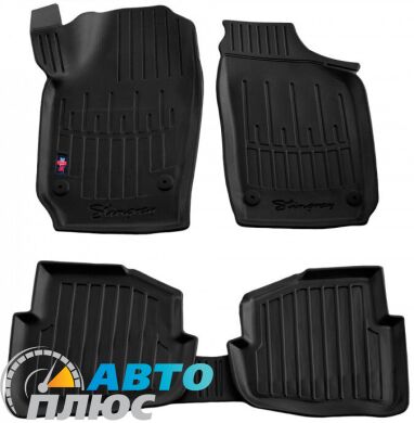 3D Коврики в салон автомобиля Skoda Fabia 00-/VW Polo 01-/Seat Ibiza 02- (Stingray)