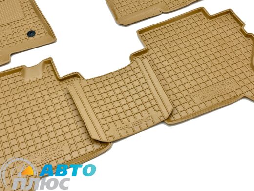 Автомобільні килимки в салон Mitsubishi Pajero Wagon 3/4 99-/07- бежеві (AVTO-Gumm)