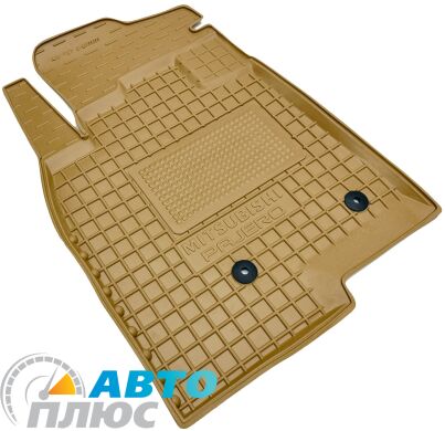 Автомобільні килимки в салон Mitsubishi Pajero Wagon 3/4 99-/07- бежеві (AVTO-Gumm)