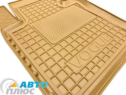 Автомобильные коврики в салон Range Rover 2002-2012 бежевые (AVTO-Gumm)