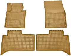 Автомобильные коврики в салон Range Rover 2002-2012 бежевые (AVTO-Gumm)
