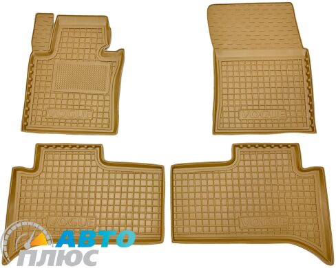 Автомобильные коврики в салон Range Rover 2002-2012 бежевые (AVTO-Gumm)