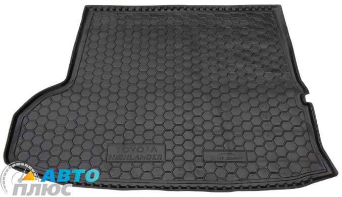 Автомобильный коврик в багажник Toyota Highlander 3 2014-2020 (7 мест) (Avto-Gumm)