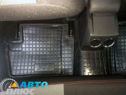 Автомобильные коврики в салон Peugeot 308 2008- (Avto-Gumm)