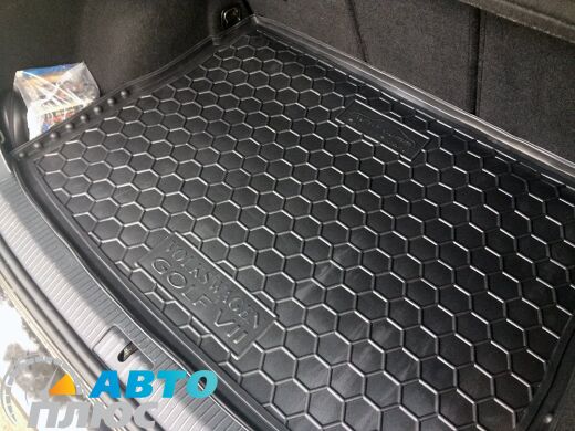 Автомобильный коврик в багажник Volkswagen Golf Sportsvan 2013- (AVTO-Gumm)