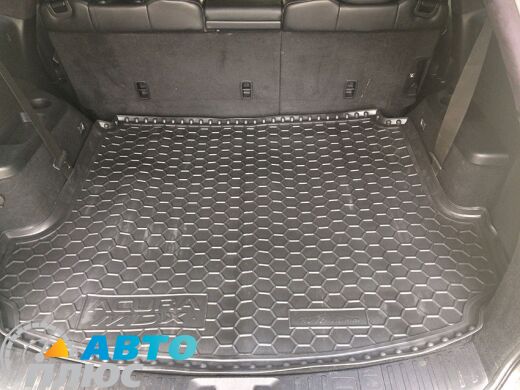 Автомобильный коврик в багажник Acura MDX 2006-2014 (Avto-Gumm), Черный