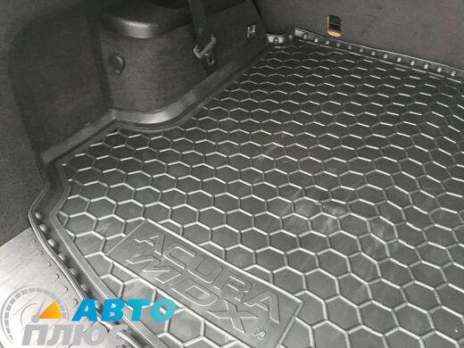 Автомобильный коврик в багажник Acura MDX 2006-2014 (Avto-Gumm), Черный