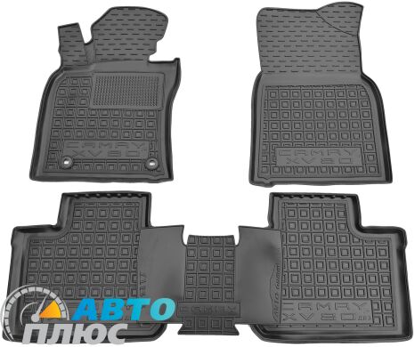 Автомобильные коврики в салон Toyota Camry 80 2024- ДВС (AVTO-Gumm)
