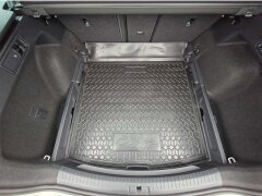 Автомобильный коврик в багажник Seat Leon 2021- Universal двухуровневый нижняя полка (AVTO-Gumm)