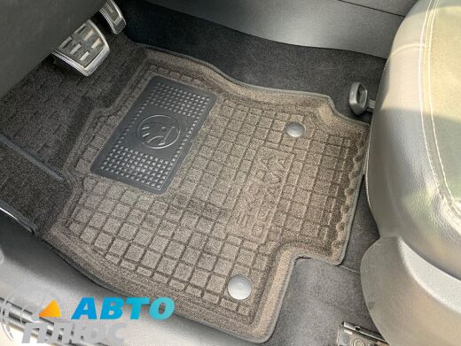Гибридные коврики в салон Skoda Octavia A7 2013- (Avto-Gumm)