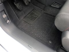 Гибридные коврики в салон Citroen C3 2017- (Avto-Gumm)