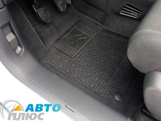 Гибридные коврики в салон Citroen C3 2017- (Avto-Gumm)