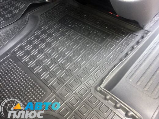 Автомобильные коврики в салон Volkswagen T5 Transporter 2003- (1+2) (Avto-Gumm)