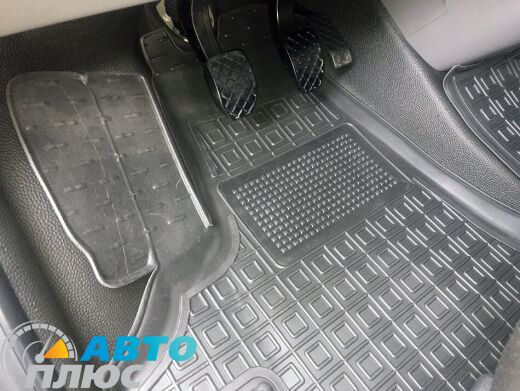 Автомобильные коврики в салон Volkswagen T5 Transporter 2003- (1+2) (Avto-Gumm)