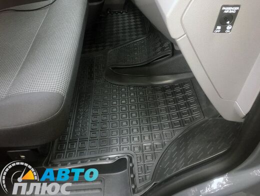 Автомобильные коврики в салон Volkswagen T5 Transporter 2003- (1+2) (Avto-Gumm)