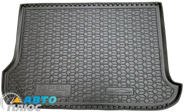 Автомобильный коврик в багажник Opel Combo C 2001- пасс (Avto-Gumm)