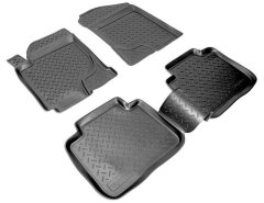 Коврики в салон автомобиля Volkswagen T7 Caravelle 2022- (1+1) 3-й ряд (Stingray)