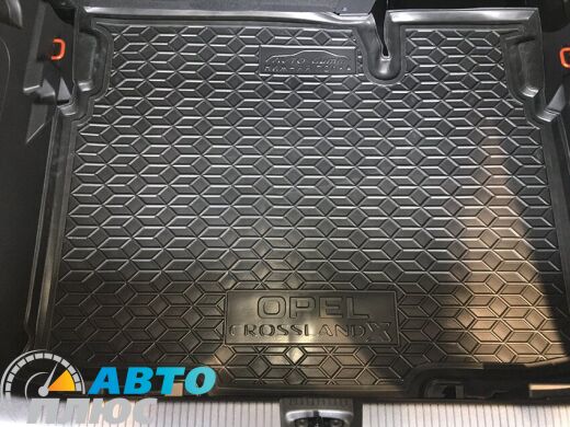 Автомобильный коврик в багажник Opel Crossland X 2019- нижняя полка (AVTO-Gumm)