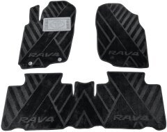 Композитні килимки в салон Toyota RAV4 2013-2016 (X) чорні AVTO-Tex