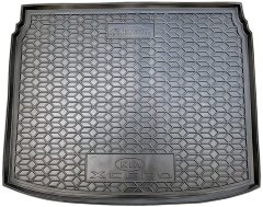 Автомобильный коврик в багажник Kia XCeed 2019- Hb (нижняя полка) (Avto-Gumm)