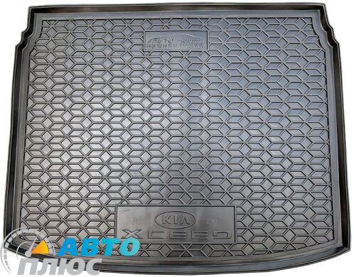 Автомобильный коврик в багажник Kia XCeed 2019- Hb (нижняя полка) (Avto-Gumm)