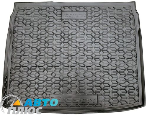 Автомобильный коврик в багажник Hyundai Tucson 2021- нижняя полка (AVTO-Gumm)