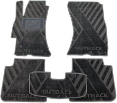 Композитные коврики в салон Subaru Outback 2003- (X) серые AVTO-Tex