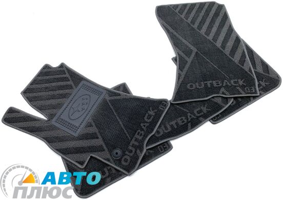 Композитные коврики в салон Subaru Outback 2003- (X) серые AVTO-Tex