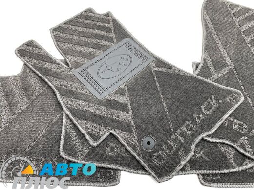 Композитные коврики в салон Subaru Outback 2003- (X) серые AVTO-Tex