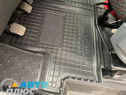 Автомобильные коврики в салон Fiat Ducato 21-/Citroen Jumper 21-/ Peugeot Boxer 21- с органайзером (AVTO-Gumm)