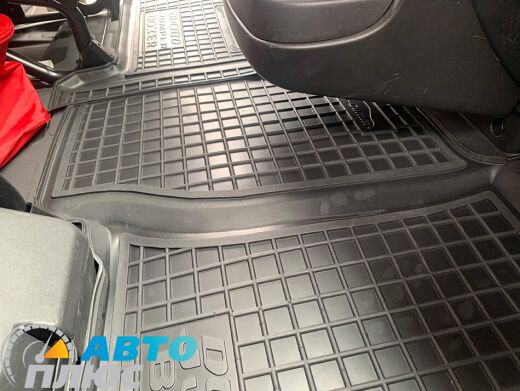 Автомобильные коврики в салон Fiat Ducato 21-/Citroen Jumper 21-/ Peugeot Boxer 21- с органайзером (AVTO-Gumm)