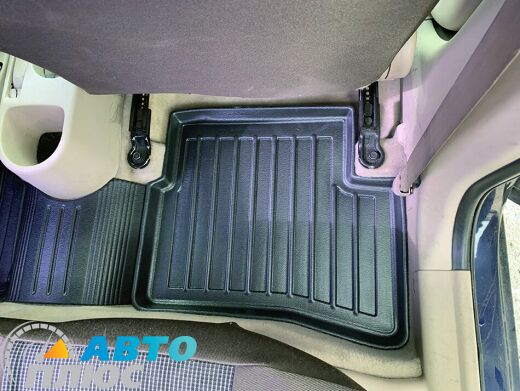 3D Килимки в салон автомобіля Hyundai Accent 06-/Kia Rio 05- (Stingray)