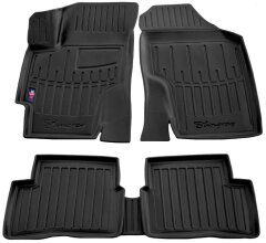 3D Килимки в салон автомобіля Hyundai Accent 06-/Kia Rio 05- (Stingray)