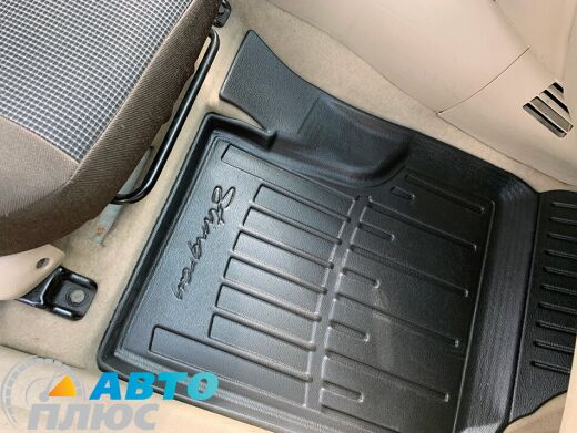 3D Килимки в салон автомобіля Hyundai Accent 06-/Kia Rio 05- (Stingray)