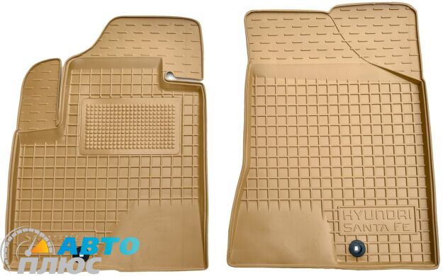 Автомобільні килимки в салон Hyundai Santa Fe 2006-2010 бежеві (AVTO-Gumm)