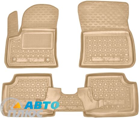 Автомобильные коврики в салон Jeep Avenger EV 2023- бежевые (AVTO-Gumm)