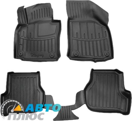 3D Коврики в салон автомобиля Skoda Octavia A5 04-/Golf 5/6/Jetta 05- (Stingray)